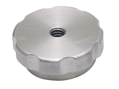Scott Drake Billet Air Cleaner Knobs B-358871-B Knob, Cleaner, Aluminum, 1/4 in.-20 Thread, Each