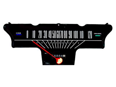 Scott Drake C5DF-17266 Scott Drake Standard Speedometer