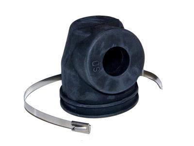 Scott Drake Power Steering Cylinder Boot Kits C5ZZ-3A540-B and Clamp, Slave Components, Ford, Kit