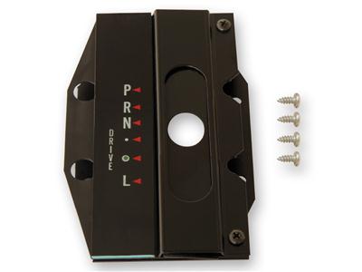 Scott Drake Console Components C5ZZ-7D350-K Automatic Shift Plate Assembly, Black, Ford, Each