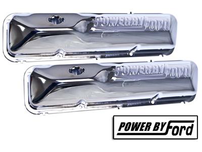 Drake Muscle Cars 390/428 Valve Cover Chrome Power by Ford Drake Muscle Cars 390/428 Valve Cover Chrome Power by Ford
