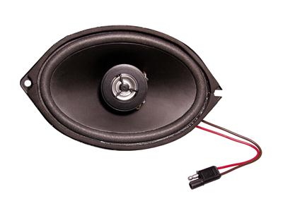 Scott Drake Speakers C7AZ-18808-D Automotive Speakers, Dual Cone Style, Oval, Mounts Under the Dash, 5 x 7 in. Size, Ford, Each