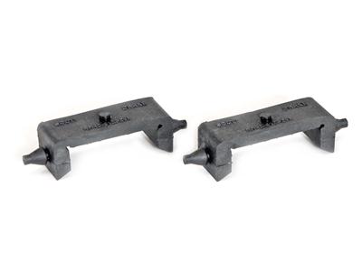 Scott Drake Radiator Mounting Insulators C7OZ-8124-A4 Insulator, 4-Row, Rubber, Black, Ford, Pair