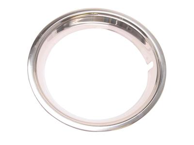 Scott Drake Wheel Trim Rings C7ZZ-1210-AR Ring, Snap-on, Stainless Steel, Polished, 14.00 in. Diameter, Each
