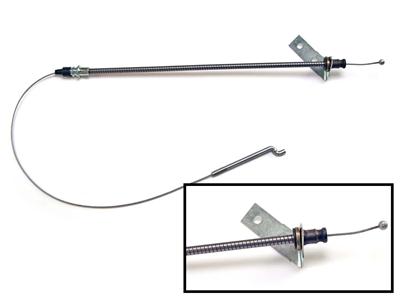 Scott Drake Parking Brake Cables C7ZZ-2853-A Cable, Front, Steel, Natural, Ford, Each
