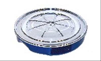 Scott Drake Mustang 390 GT High Performance Air Cleaners C7ZZ-9600-E Cleaner, Round, Chrome Lid, Blue Base, Performance, Without CA Tube, Ford, Each thumbnail 2