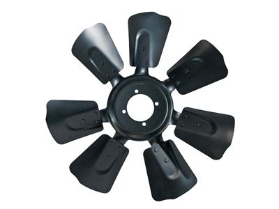 Scott Drake Fan Blade Assemblies C8OE-8600-B Fan, Mechanical, Concours Correct, 7 Blades, Black, Clockwise Rotation, 18.500 in. Diameter, Ford, 390, Each