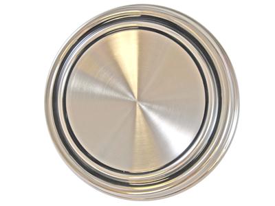 Scott Drake Styled Steel Hub Caps C8OZ-1130-G Hubcap, Flat, Silver/Chrome, Snap-On, Ford, Each