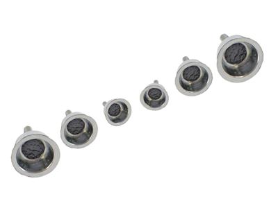 Scott Drake Horn Button Components C8ZZ-3600-AR 68-69 Bezel Buttons