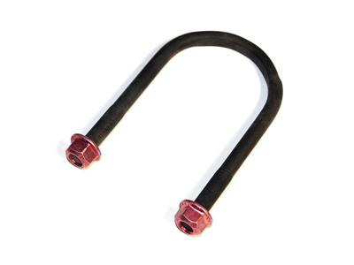 Scott Drake Axle U-Bolts C8ZZ-5705-A U-Bolt, Round Style, Steel, Black, Rear, Ford, Each