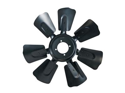 Scott Drake Fan Blade Assemblies C9ZE-8600-E Fan, Mechanical, 7 Steel Blades, Black, Clockwise Rotation, Ford, 428, Each