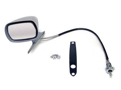 Scott Drake Replacement Outside Mirrors C9ZZ-17696-C Side View Mirror, Driver Side, 1969 Early Mustang, Remote, Primer, Each