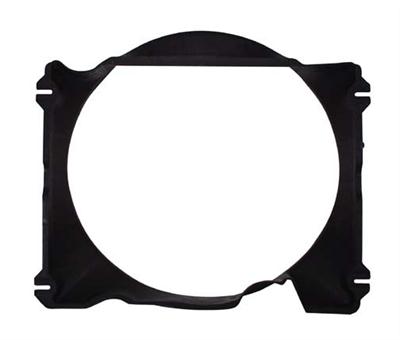 Scott Drake Fan Shrouds D0ZZ-8146-B Shroud, Single, Bolt-on, Plastic, Black, 20 in. Width, Ford, Mercury, Each