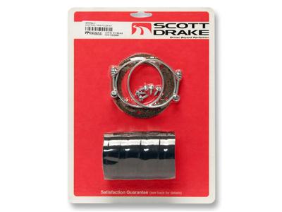 Scott Drake Fuel Tank Filler Kits KIT-FUL-1 Kit, Repair, Two Band Clamps, Gasket, Body Screws, Ford, Kit
