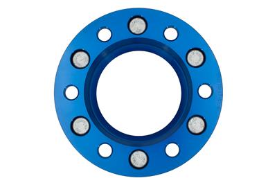 Spidertrax Off-Road 1.25 inch Wheel Spacers WHS007 Spacers, Billet Aluminum, Blue Anodized, in. Thick, 6 x 5.50 in. Bolt Pattern, Toyota, Pair thumbnail 3