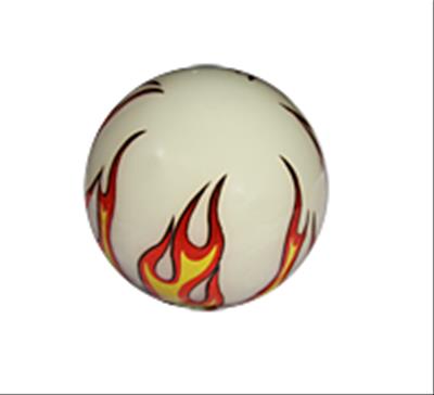 White Bad to The Bone American Shifter 42926 Orange Metal Flake Shift Knob with 16mm x 1.5 Insert