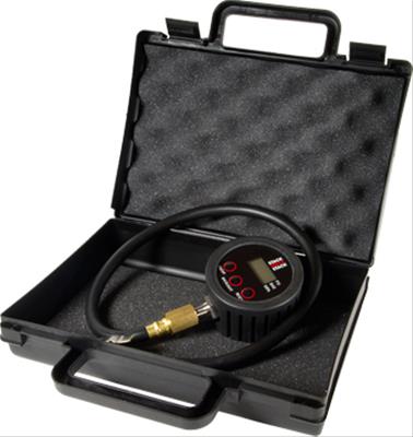 Stack Professional Digital Tire Pressure Gauges ST262163 Gauge, Digital, 2 1/2 in. Diameter, 0-50 psi, 24 in. hose, Bleed Valve, Carrying Case, Each thumbnail 2