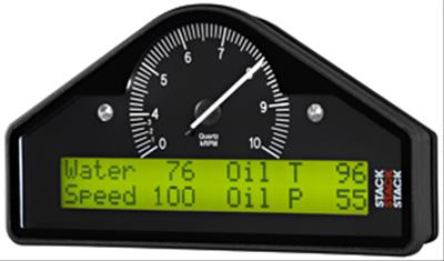 Stack Gauges Gauge Kits and Instrument Clusters ST8100-P-EC RACE DISPLAY, PRE-CONFIGURED, BLACK, 0-6-13K RPM (BAR, DEG. C, KM/H) thumbnail 3