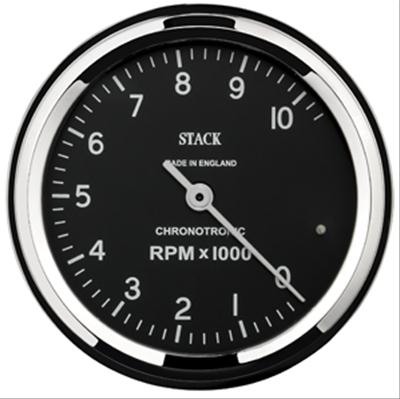 Stack Chronotronic Tachometers ST901096 Tachometer, Chronotronic, 80mm, Blk, 0-10k RPM
