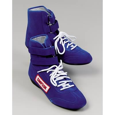 Simpson Racing 28115BL The Hightop Blue Size 11-1/2 SFI Approved Driving Shoes 