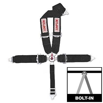 Simpson Racing 29108BK Simpson Camlock Driver Restraint Systems