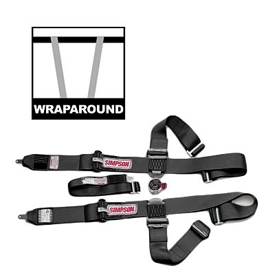 Simpson Racing 29112BK Simpson Camlock Driver Restraint Systems