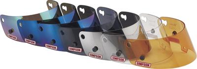 Simpson Replacement Helmet Shields 86031M Shield, Smoke, Street Bandit, Anti-Fog Coating, Each