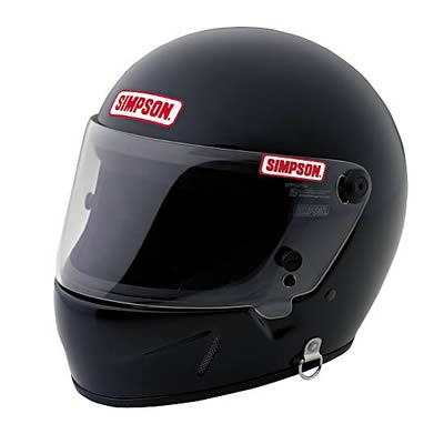 Simpson Voyager Series Helmets 7100022 Helmet, Voyager, Full Face, Snell M, Medium, Nylon, Black, Each