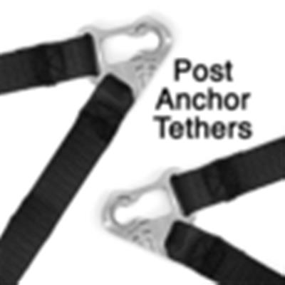 Simpson Hybrid Sport Restraints HSMED11PA Head and Neck Restraint System, Sport, Sliding Tether and Post Clip Tether, Post Anchor, SFI 38.1, Medium, Each thumbnail 3