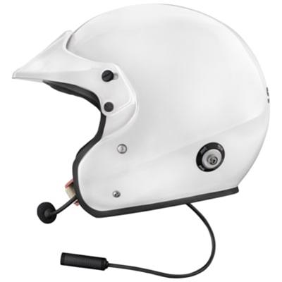 Stilo Venti Sport Plus Composite Helmets AA0132HG2T61 Helmets, Composite, White, Gloss, Snell SA2020, FIA-8859-2020, Boom Mic/Speakers, Open Face, No Graphic, X- Large, Each thumbnail 4