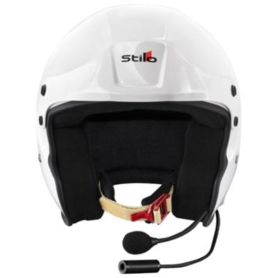 Stilo Venti Sport Plus Composite Helmets AA0132HG2T61 Helmets, Composite, White, Gloss, Snell SA2020, FIA-8859-2020, Boom Mic/Speakers, Open Face, No Graphic, X- Large, Each thumbnail 3