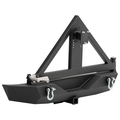 carrier tire bumper rear smittybilt xrc hitch jeep swing away wrangler receiver bumpers bronco jk ii toyota cummins tc steel