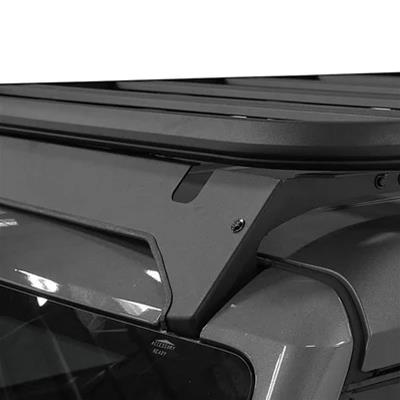 Smittybilt Defender Roof Rack Mounts F01 Adapters, Defender, Only, Aluminum, Black, Textured Finish, for Platform Racks, Ford, Kit thumbnail 5