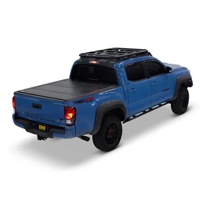 Smittybilt Defender Roof Rack Mounts T01 Adapters, Defender, Only, Aluminum, Black, Textured Finish, for Platform Racks, Toyota, Kit thumbnail 5