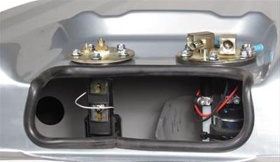 Holley Sniper EFI Conversion Fuel Tanks for 1968-1969 CHEVELLE - 19-106 Tanks, Sniper, 20 Gallon, Steel, Silver, Pump, 13.5V, 67 gph, 1/4 in. Female Thread, Sending Unit, 0-90 ohm, Chevy, Non Wagon, Kit