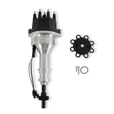 Holley Sniper EFI HyperSpark Distributors 565-303 Distributors, EFI, HyperSpark, HEI Cap, Hall Effect, Billet Housing, Shiny, Ignition Module, Ford, Modified, 351 Cleveland, Big Block 385, Each thumbnail 3