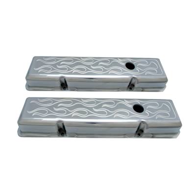 Spectre Performance Aluminum Valve Covers 4990 Chevy SBC 283 305 350 