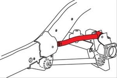 SPC Performance xAxis Control Arms for 2007-2018 WRANGLER, 2018 WRANGLER JK - 13420 Arm, xAxis, Rear Upper, Tubular, Steel, Black E-coat, Jeep, Each
