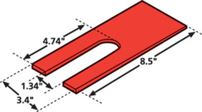 SPC Performance Wheel Alignment Parts 35016 Parts, Peterbilt Pinion Shim 1.50-deg.(Pr)