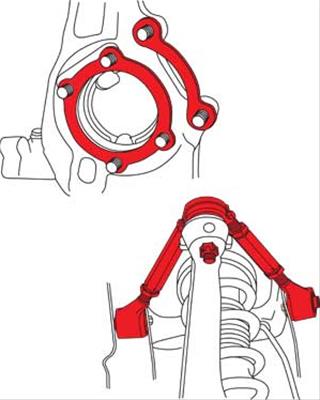 SPC Performance 03-08 Nissan 350Z/03-07 Infiniti G35 Front Adjustable Control Arms thumbnail 2