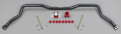ST Suspensions Front Sway Bars 50208 Bar, Front, Solid, Steel, Black Powdercoated, 1 in. Diameter, Mitsubishi, Kit