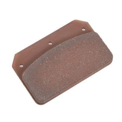 Strange Brake Pads B3326 Pad, Semi-metallic, Fit Wilwood, JFZ, Cotter Pin Style, 4-Piston, Rear, Universal, Each