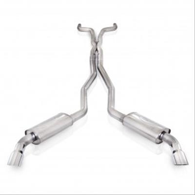 Stainless Works 2010-15 Camaro 6.2L 3in Exhaust X-Pipe Chambered Turbo Mufflers Polished Tips thumbnail 2
