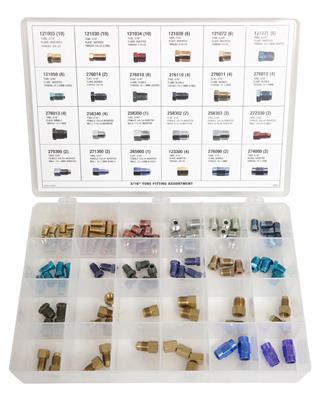 SUR/&R BR316 Brake Line Fitting,Assortment,3//16/" Tube
