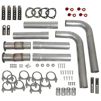 universal dual exhaust kit