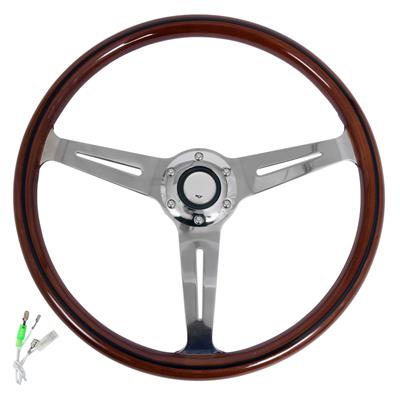 Summit Racing SUM-772752 Summit Racing™ Wood Grip Steering Wheels ...