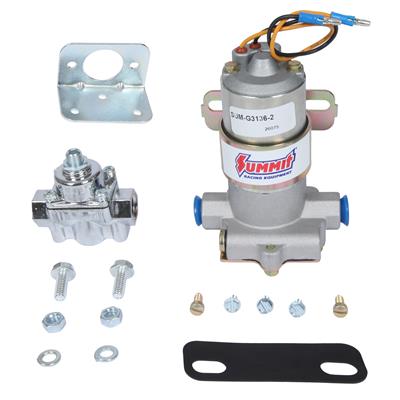 Summit Racing SUM-G3136-2 Summit Racing™ Fuel Pump and Regulator