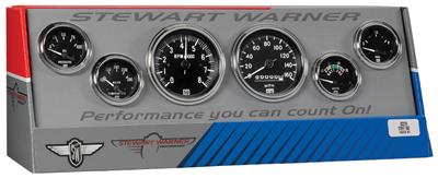 Stewart Warner 82218 Stewart Warner Deluxe Series Analog Gauge
