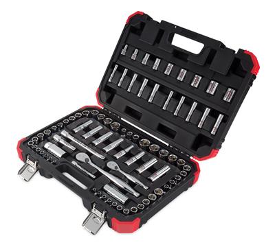 Sunex 3879 Sunex Tools 1/4 in. and 3/8 in. Drive 79-Piece Chrome