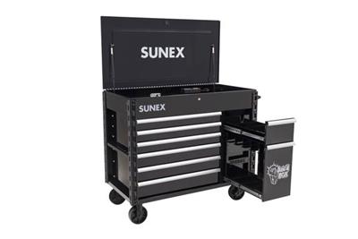 Sunex 8065PCBK Sunex Tools JUIC'D Box 7 Drawer Powered Carts